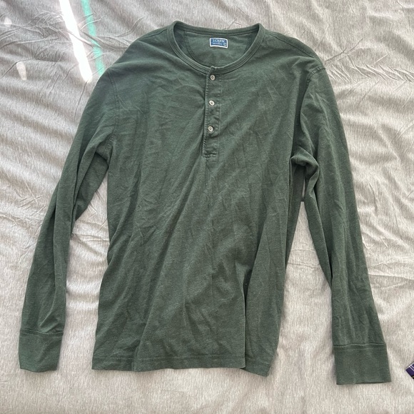 J Crew Henley Shirt - Picture 1 of 3